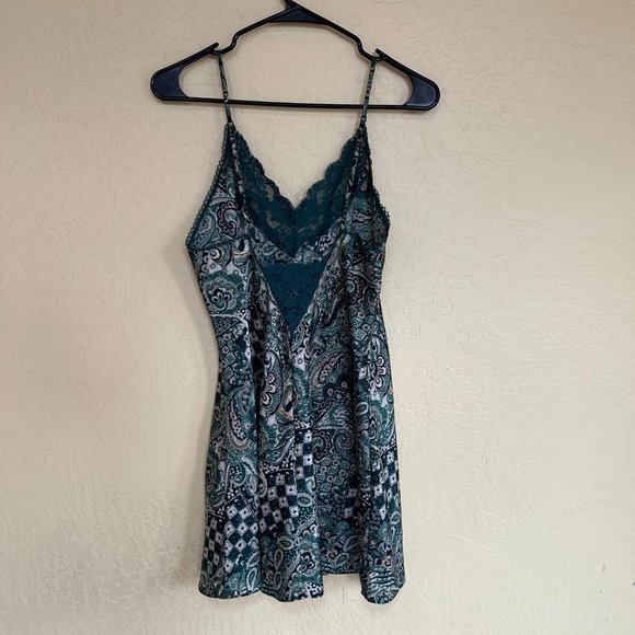 Victoria's Secret Forest Emerald Dark Green Slip Lingerie New With Tags (1403) - Picture 4 of 11